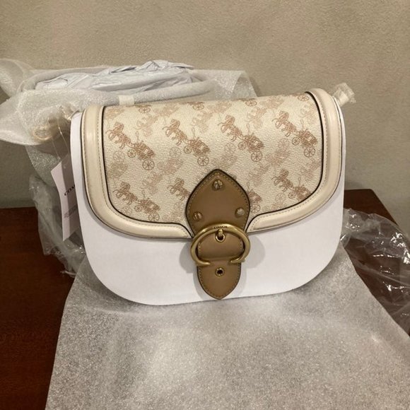 Coach horse and carriage beat saddle bag